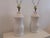 Vintage Hollywood Regency Blanc Pottery Table Lamps - a Pair For Sale - Image 4 of 12