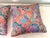 Textile Small Vintage Throw Pillow Pair For Sale - Image 7 of 9