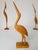Brown Mid-Century Crane Sculptures, 1960s, Beech, Set of 3 For Sale - Image 8 of 9