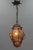 Italian Venetian Amber Smoke Coloured Clear Murano Glass Caged Hanging Lantern, 1950s For Sale - Image 3 of 18