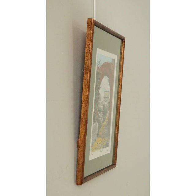 Mid 20th Century Italian Roman Ruins Colored Etching by Sziklay Bela For Sale - Image 4 of 13