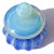 Seguso Vintage Seguso Murano Sapphire Blue Fiery Opal White Italian Art Glass Vanity Jar Powder Box For Sale - Image 4 of 7