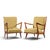 Mid-Century Modern Gio Ponti for Cassina Model 516 Mid Century Walnut Lounge Chairs - Pair For Sale - Image 3 of 12