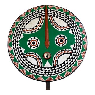 Vintage African Wooden Bobo Mask Burkina Faso 30" H For Sale