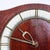1960s Mid Century Modern Wall Clock Teak Pendulum Weights 10 Jewel Denmark Chime For Sale - Image 5 of 9