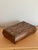 Antique cca 1920 Austrian walnut root bookmark veneer box.