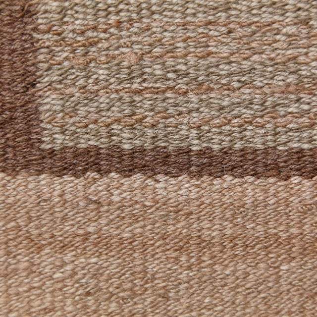 Finnish Flat-Weave Carpet by Laila Karttunen for Kiikan Mattokutomo, 1930s For Sale - Image 4 of 13