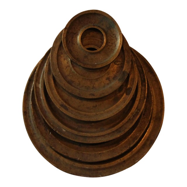 Vintage Brass Weight Discs - Set of 6 For Sale