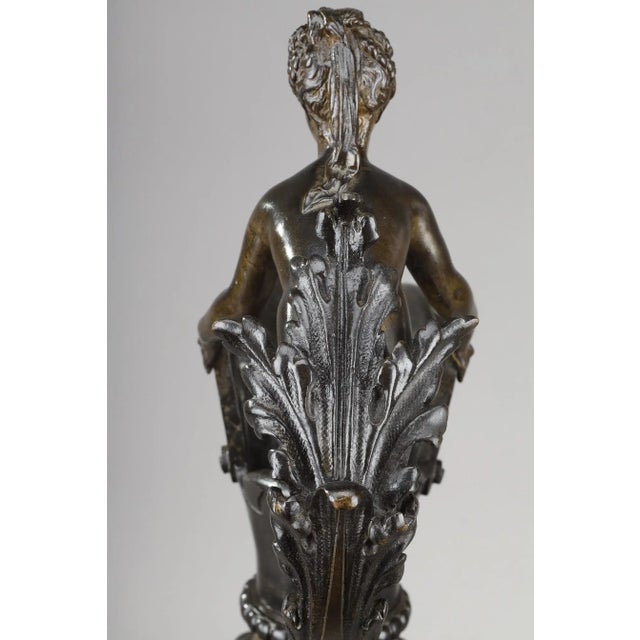 Decorative Bronze Ewers in the Renaissance Style, Set of 2 For Sale - Image 17 of 18