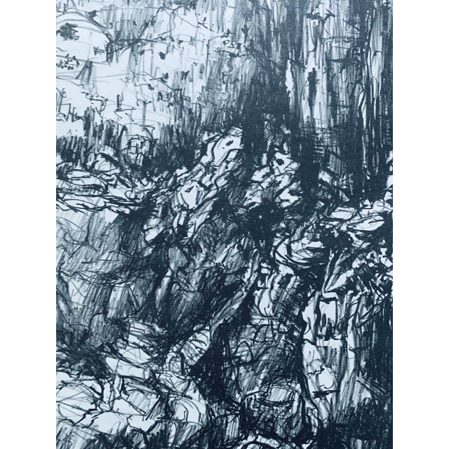 Expressionism Anna Ticho, German Israeli Expressionist Abstract Lithograph Of Jerusalem Landscape For Sale - Image 3 of 9