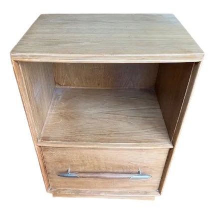 Mid Century Modern Walnut Nightstand by Robsjohn Gibbings for Widdicomb For Sale