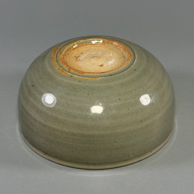 Antique Chinese Celadon Bowl, Collectible Antique For Sale - Image 4 of 5