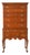 New England Queen Anne Style Cherry Finish Tall Highboy For Sale
