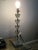 Stone Vintage Karl Springer Style Stacked Diamond Lucite Lamp For Sale - Image 7 of 9