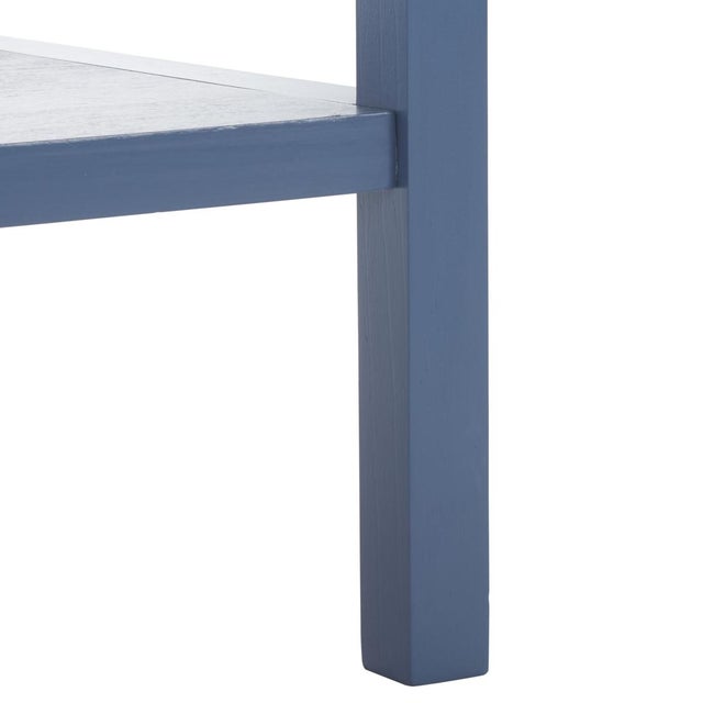 Early 21st Century Starlyn Scalloped Accent Table in Blue For Sale - Image 5 of 8