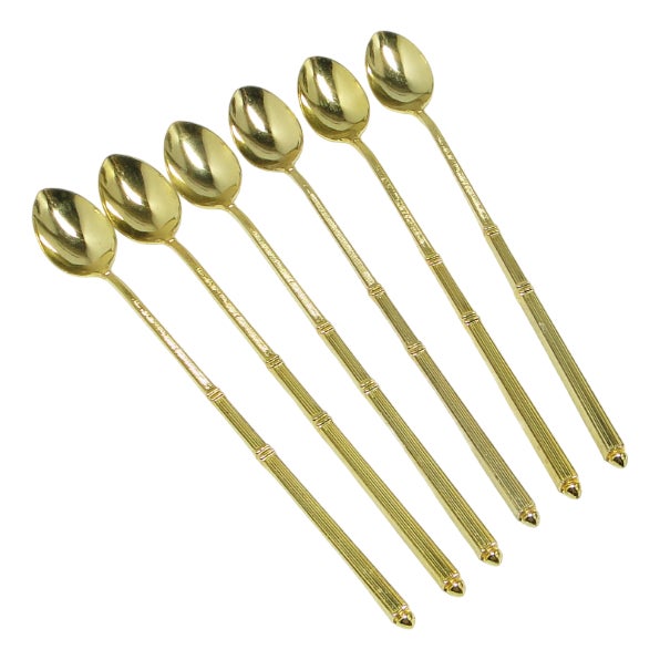 Vintage Cocktail Spoons from Prima, 1950s, Set of 6 For Sale