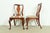 Baker Furniture Style Queen Anne Solid Cherry Wood Dining Chairs, Set of Four For Sale - Image 10 of 12