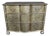 Ethan Allen Serpentine Three-Drawer Chest in Metallic Finish For Sale