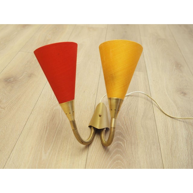 Metal Danish Wall Lamp, 1970s For Sale - Image 7 of 17