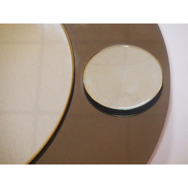 Mid-Century Modern Round Mirror from Galvorame, 1975 For Sale - Image 3 of 10
