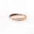 Early 21st Century Diamond Claw Ring Size 5.75 Open Pave Band 14k Rose Gold Estate Fine Jewelry For Sale - Image 5 of 7