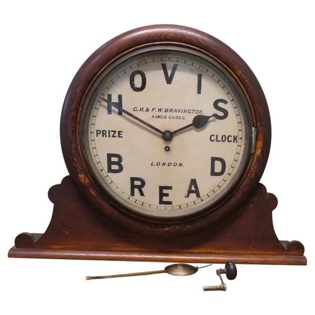 Brown Hovis Prize Clock by G.H. & F.W. Bravington, London, 1930 For Sale - Image 8 of 8