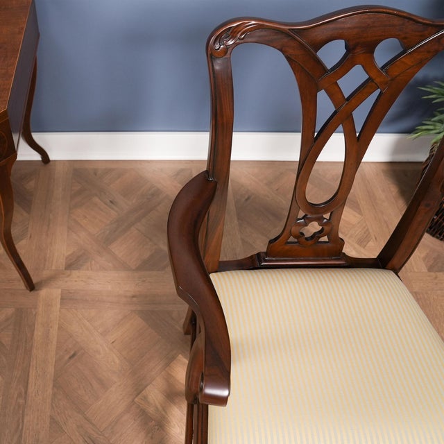 Niagara Furniture Country Chippendale Chairs - Set of 10 For Sale - Image 10 of 14
