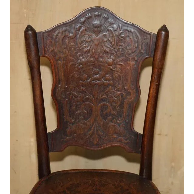 Mid 19th Century Antique Bentwood Cherub Dining Chairs by Jacob & Joesef Kohn, 1850, Set of 5 For Sale - Image 5 of 18