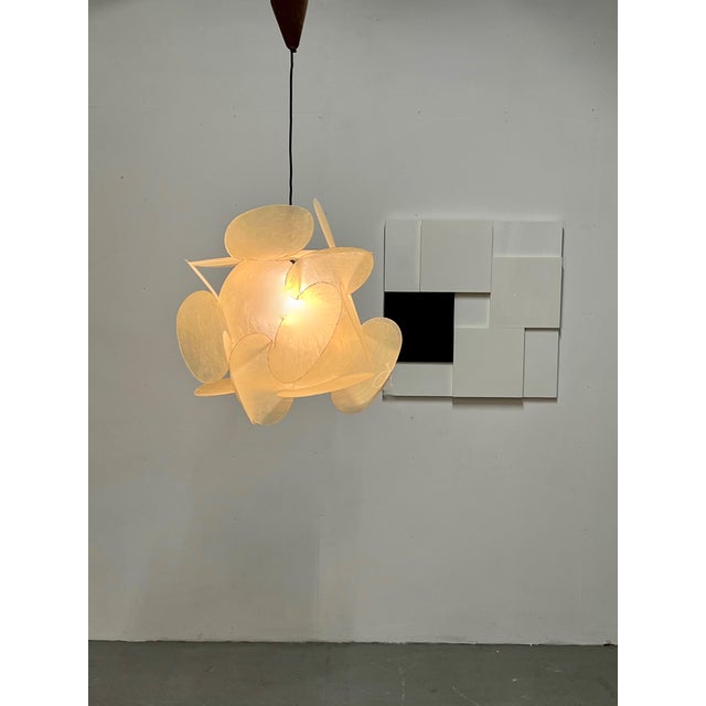 Fiberglass Plan Pendant Lamp by Enrico Botta for Sundown, 1968 For Sale - Image 6 of 8