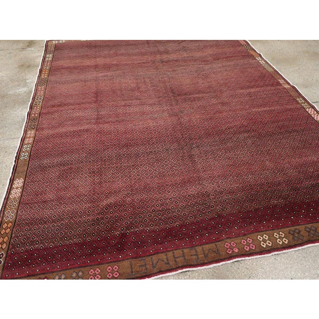 Galerie Shabab Collection Mid-20th Century Turkish Anatolian Room Size Carpet For Sale In New York - Image 6 of 8