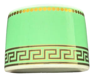 Napkin Ring in Green by Versace for Rosenthal, 2003