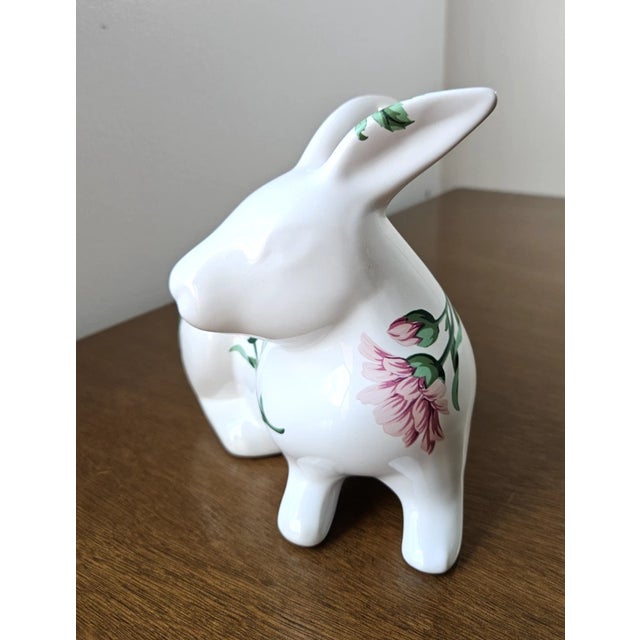 White Vintage MCM Tiffany & Co Sintra Spring Rabbit Figurine For Sale - Image 8 of 8