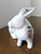 White Vintage MCM Tiffany & Co Sintra Spring Rabbit Figurine For Sale - Image 8 of 8