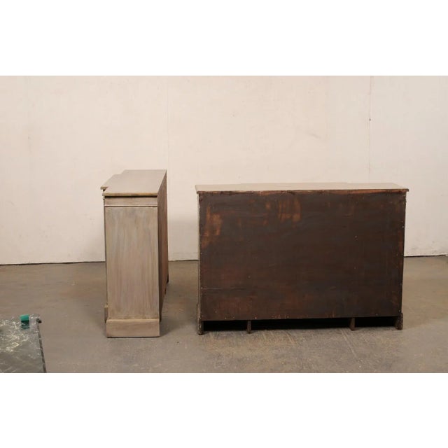 French Neoclassic Bookcase Consoles - a Pair For Sale - Image 10 of 12