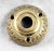 Mid 20th Century Mid 20th Century Ornate Gold Plate Over Brass Door Knob Set For Sale - Image 5 of 5