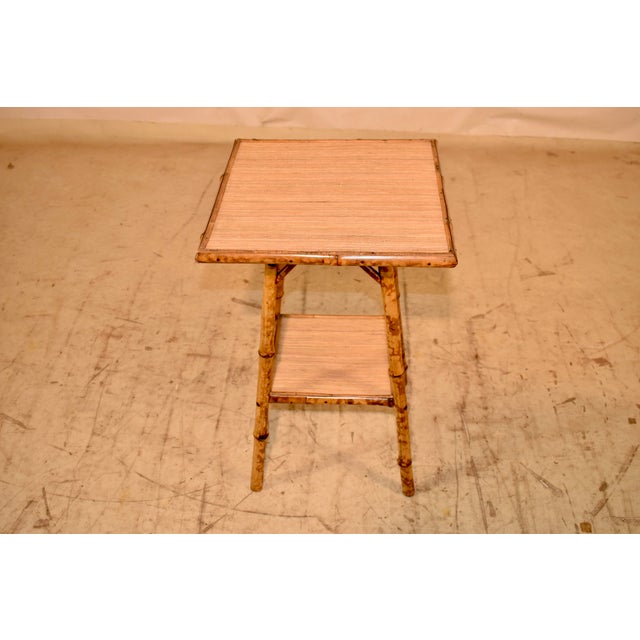 19th Century 19th Century Tortoise Bamboo Side Table For Sale - Image 5 of 7
