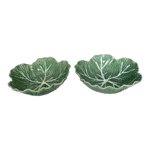 Bordallo Pinheiro Cabbage Serving Bowls - Set of 2
