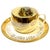 Metal Mid 20th Century 22 Carat Crest-O-Gold Cup Sand Saucers by Sabin - 6 Sets - 12 Pieces For Sale - Image 7 of 13