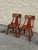 Brown Pair of Mid-Century Cushman-Style Solid Wood Side Chairs For Sale - Image 8 of 12
