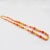 Plastic Bakelite and Lucite Long Necklace Sunny Yellow and Orange Colors For Sale - Image 7 of 12
