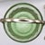 1930s 1930s Art Deco Green Uranium Glass Ice Bucket With Silver Overlay & Chrome Tongs - 2 Piece Set For Sale - Image 5 of 14