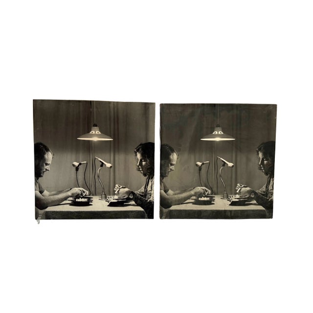 1970s Gerry Hunt, Transitive Relationships, Photographs Mounted on Wood Panels, 1979, Set of 2 For Sale - Image 5 of 7