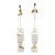 Mid 20th Century Neoclassical Alabaster Table Lamps - a Pair For Sale