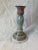 Turquoise Pastel Hand Painted Candle Stick Holder For Sale - Image 8 of 8