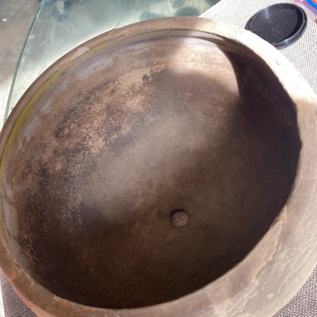 Ceramic Mexican Style Pitcher and Bowl Set - 2 Pieces For Sale - Image 7 of 8