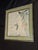 Late 20th Century East Asian Ink Wash Style Bird Painting in Green Silk Mat For Sale - Image 4 of 9