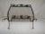 Vintage Mid Century Modern Metal Magazine Rack With Leaves For Sale In Columbia, SC - Image 6 of 8