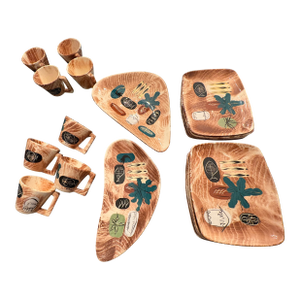 1950s Marc Bellaire Signed Friendly Island Party Set - 21 pcs