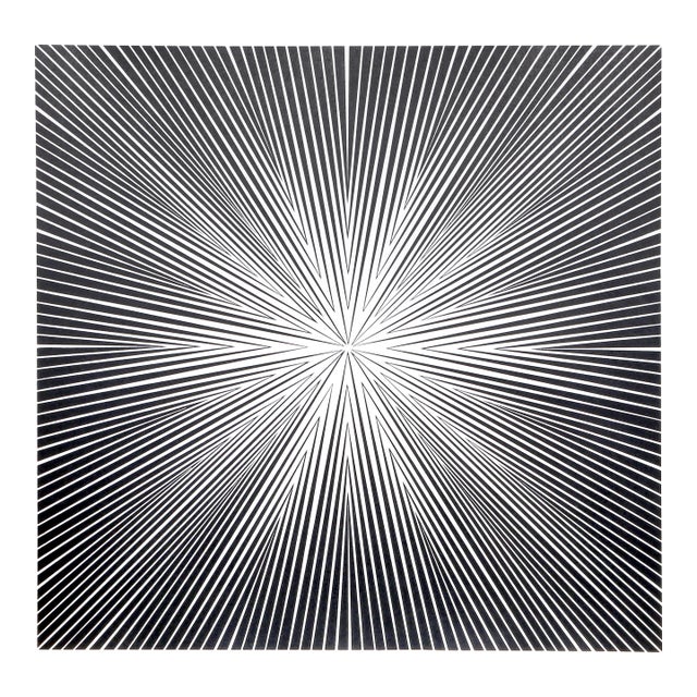 1960s Roy Ahlgren, "Energia I", Op Art Screenprint For Sale
