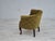 Vintage Danish Lounge Chair in Green Furniture Fabric, 1950s For Sale - Image 6 of 18